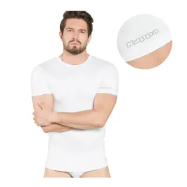 koszulka-meska-t-shirt-bawelniany-bialy-z-krotkim-rekawem-kappa-m