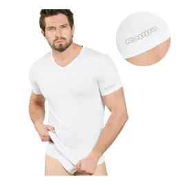 meski-t-shirt-bawelniany-koszulka-z-krotkim-rekawem-bialy-kappa-2xl