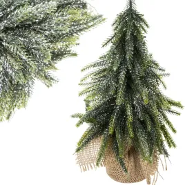 sztuczna-choinka-mala-w-jucie-26cm-srebrzysta