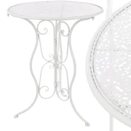stol-ogrodowy-balkonowy-bialy-metalowy-prowansalski-metaloplastyka