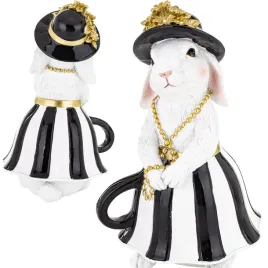 figurka-wielkanocna-elegancka-kroliczka-glamour-pani-krolik-dekoracja