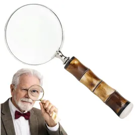 lupa-dekoracyjna-vintage-brazowa-reczna-szklo-powiekszajace-na-prezent