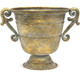metalowa-oslonka-wazon-18-cm-zlota-postarzana-antyk-doniczka