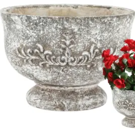 doniczka-betonowa-oslonka-szara-retro-na-nozce-25-cm-x-25-x-17-cm
