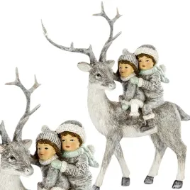 swiateczna-figurka-jelen-renifer-z-dziecmi-19-cm