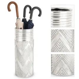 stojak-na-parasole-metalowy-srebrny-pojemnik-parasolnik-ociekacz-wieszak