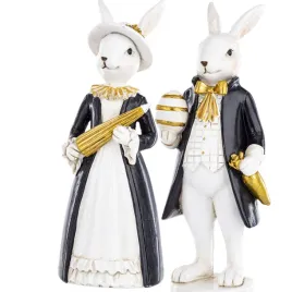 2-szt-ona-i-on-figurka-wielkanocna-krolik-pan-i-pani-para-zajaczkow-20-cm