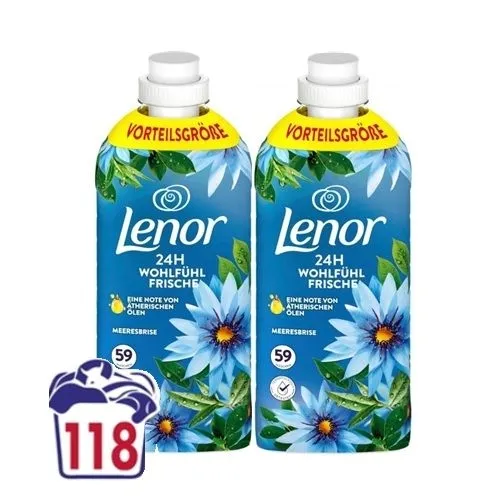 Lenor MEERESBRISE PŁYN DO PŁUKANIA TKANINMORSKA BRYZA 118 2,478l NIEMIECKI