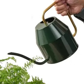 konewka-zielona-ozdobna-2l-metal-odcienie-zieleni-zlota-dekoracyjna