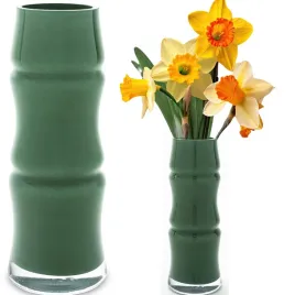 wazon-ozdobny-zielony-szklany-255-cm