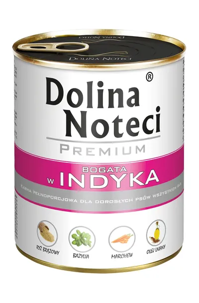 KARMA DLA PSA PREMIUM DOLINA NOTECI INDYK 800G PUSZKA