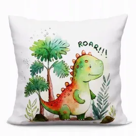 poduszka-40x40-dekoracyjna-dziecieca-dinozaur