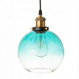 lampa-wiszaca-szklana-kula-turkusowa-ombre
