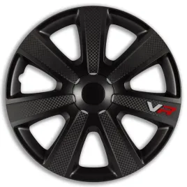 Zdjęcie produktu Kołpaki uniwersalne VR CARBON BLACK 14 cali