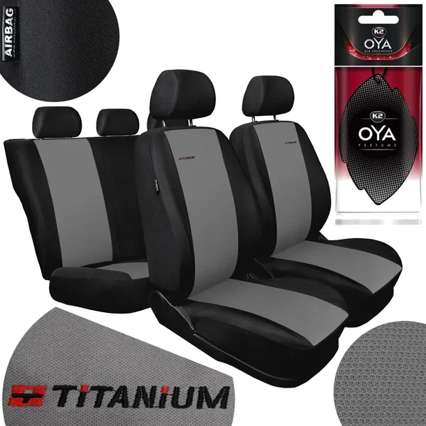 Pokrowce TITANIUM+ GRATIS na standardowe fotele