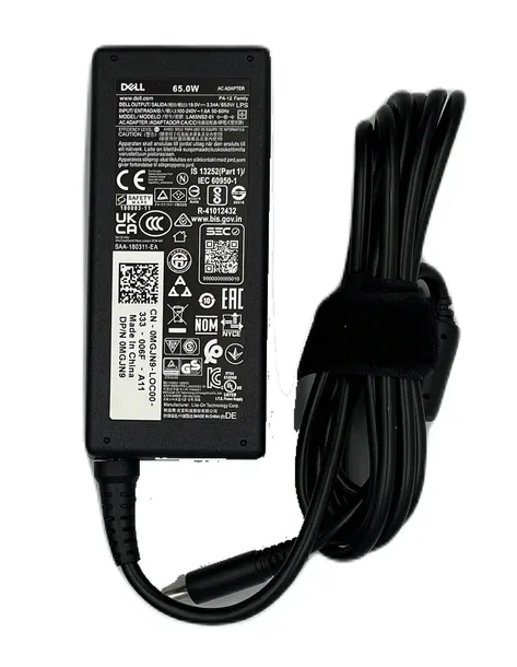 ORYGINALNY NOWY ZASILACZ ŁADOWARKA DELL 65W 4.5mm CIENKI WTYK DA65NM191