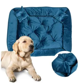 legowisko-dla-sredniego-psa-welurowe-velvet-granatowe-90x75cm-l-navy-blue