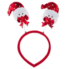 opaska-na-glowe-z-balwankami-swiateczna-wesola-mikolajki-balwanek-na-swieta