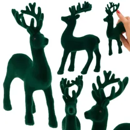 renifer-flokowany-ozdobny-zielony-welur-figurka-dekoracja-swiateczna-stroik