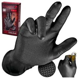 rekawiczki-nitrylowe-warsztatowe-mechanika-mocne-czarne-grippaz-50szt