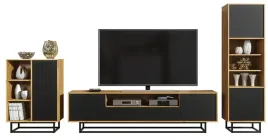 zestaw-do-salonu-szafka-rtv-tv-200-cm-witryna-komoda-loft-retro-dab-czarny