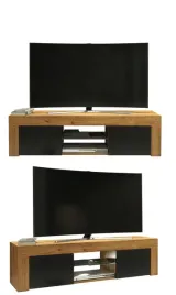 szafka-loft-retro-dab-mat-czarny-mat-rtv-mala-komoda-stolik-tv-130-cm-e046