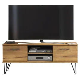 maly-stolik-tv-mala-szafka-rtv-do-salonu-loft-retro-dab-czarny-mat-lft004