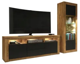 zestaw-szafka-rtv-stolik-tv-160-cm-witryna-170-cm-retro-loft-dab-czarny-mat