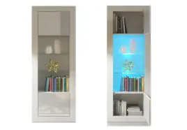 nowoczesna-duza-witryna-do-salonu-170cm-slupek-bialy-mat-bialy-polysk-e110