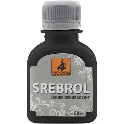 DRAGON Srebrol Lakier dekoracyjny 80ml