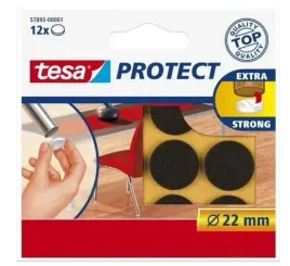 tesa-podkladki-filcowe-22mm-57893-brazowe