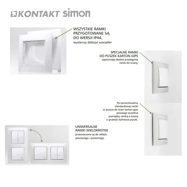 polmark-ramka-potrojna-simon-54-biala-kolor-bialy