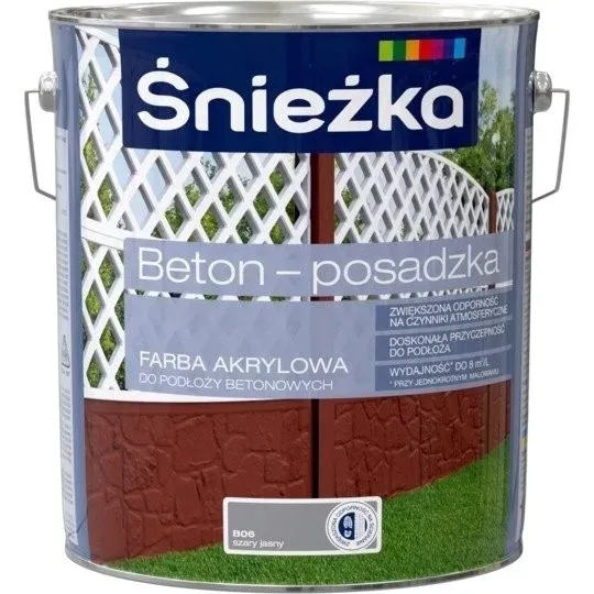 Śnieżka BETON POSADZKA 10L Szary Jasny B06