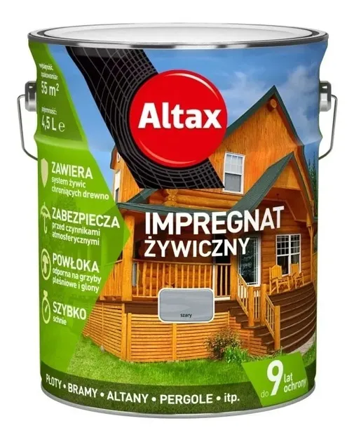 ALTAX Impregnat Żywiczny 4,5l SZARY