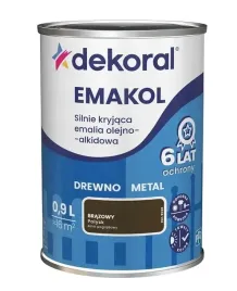 dekoral-farba-olejna-emakol-strong-emalia-drewno-metal-brazowy-polysk-09l
