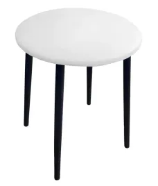 taboret-trix-d10-bialy-podstawa-czarna