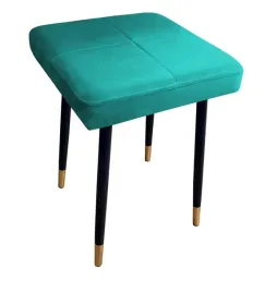 taboret-max-mg20-turkus-podstawa-czarna-zlota