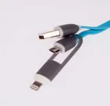 kabel-usb-lightning-micro-usb-niebieski-przewod-2a-1m-libox-stan-nowy-dlugosc-przewodu-1-m