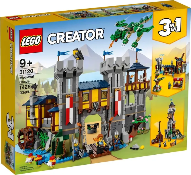 LEGO 31120 CREATOR 3w1 - ŚREDNIOWIECZNY ZAMEK