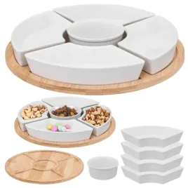 okragly-zestaw-do-przekasek-na-tacy-na-sosy-dip-tapas-z-miseczkami-bialy