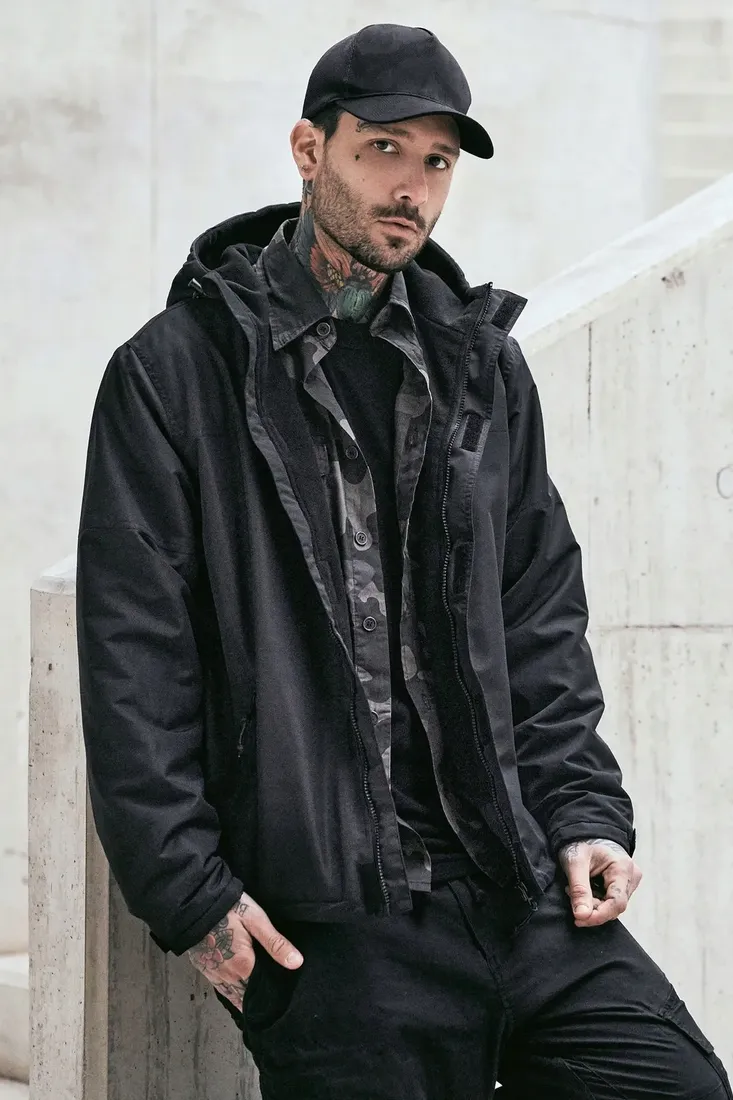 kurtka-brandit-windbreaker-frontzip-black-m