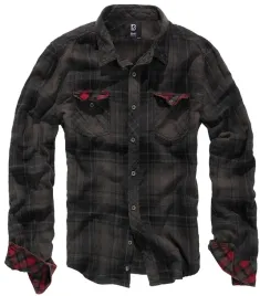 koszula-brandit-duncan-brown-black-xl