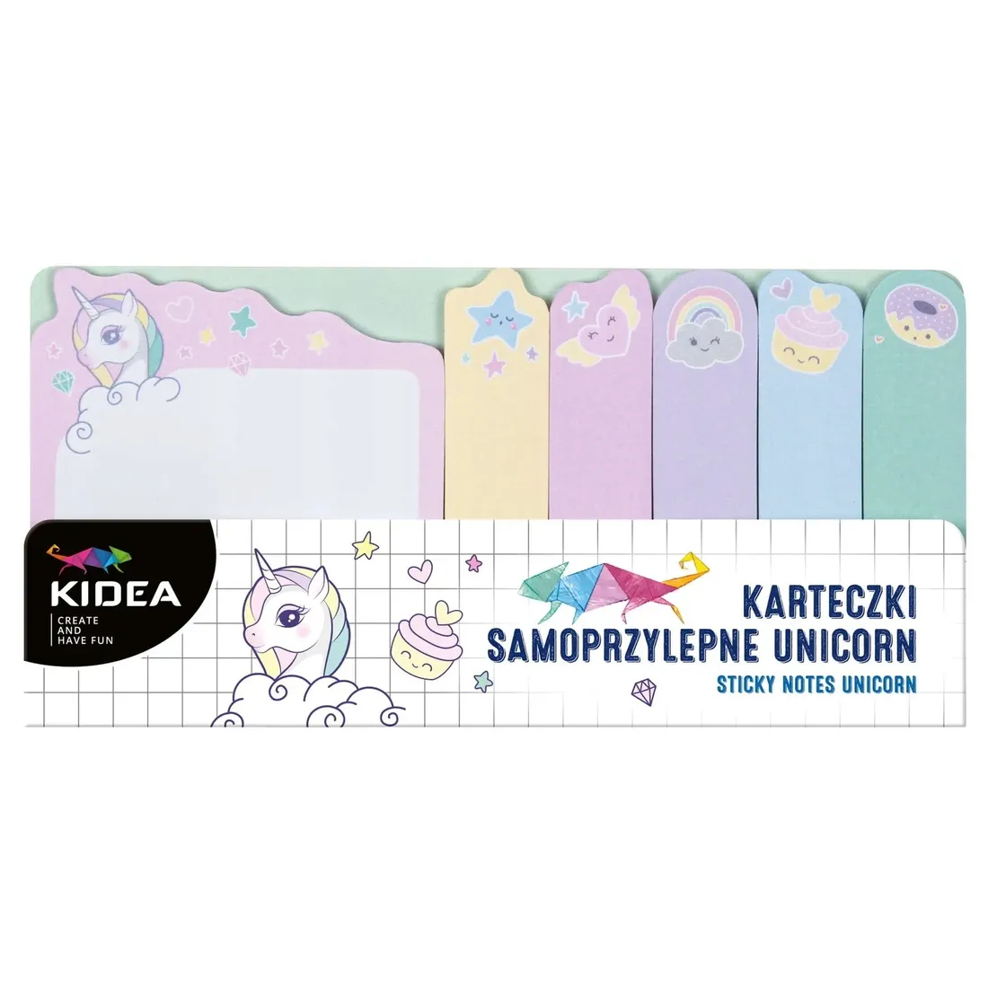 karteczki-samoprzylepne-notes-jednorozec-kidea