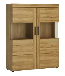 witryna-niska-cortina-dab-matowe-133-x-102-x-374-cm-meble-wojcik-2-drzwi