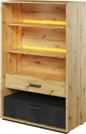 regal-na-ksiazki-z-szufladami-mlodziezowy-qubic