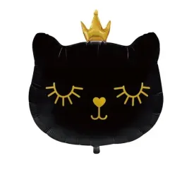 balon-kotek-czarno-zloty-64-5x76cm