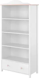 regal-bialy-dla-dziewczynki-na-ksiazki-luna