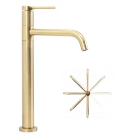 bateria-umywalkowa-obrotowa-wylewka-lugano-slim-zlota-szczotkowana-34cm