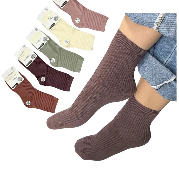5X Skarpety damskie bawełniane 38-42 HANA STORE różne wzór