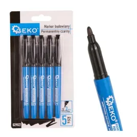 marker-budowlany-permanentny-czarny-cienki-linia-2mm-zestaw-5-szt-geko